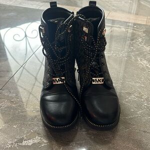 Micheal Kors girls combat boots
